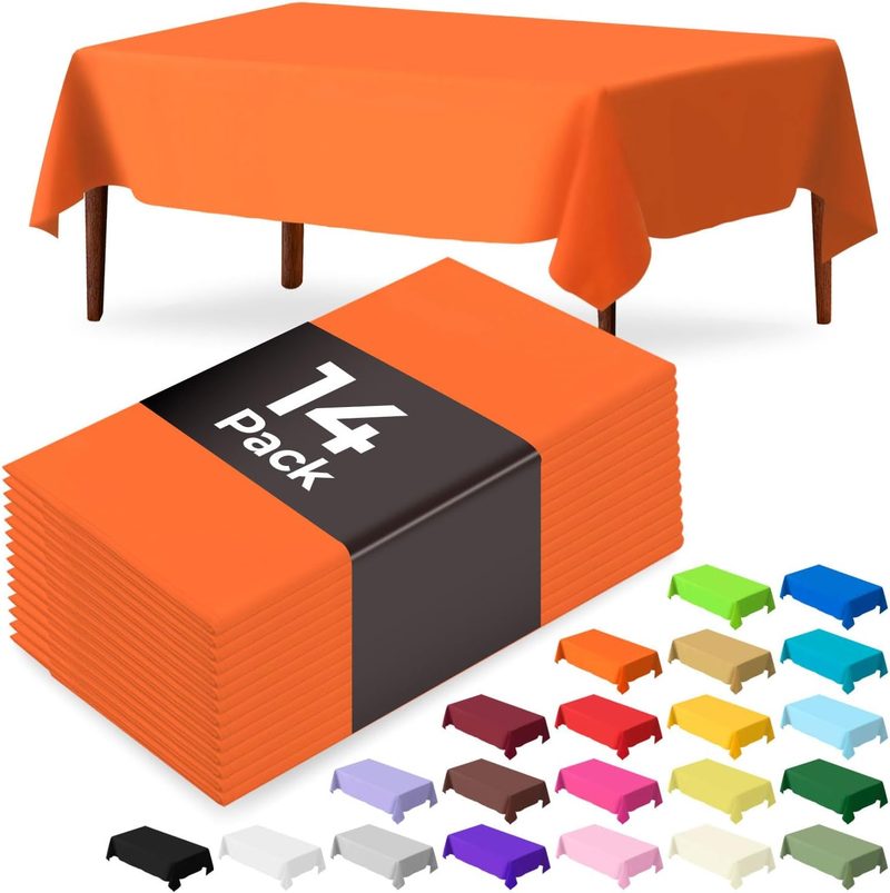 JSQBSECL Orange disposable tableware